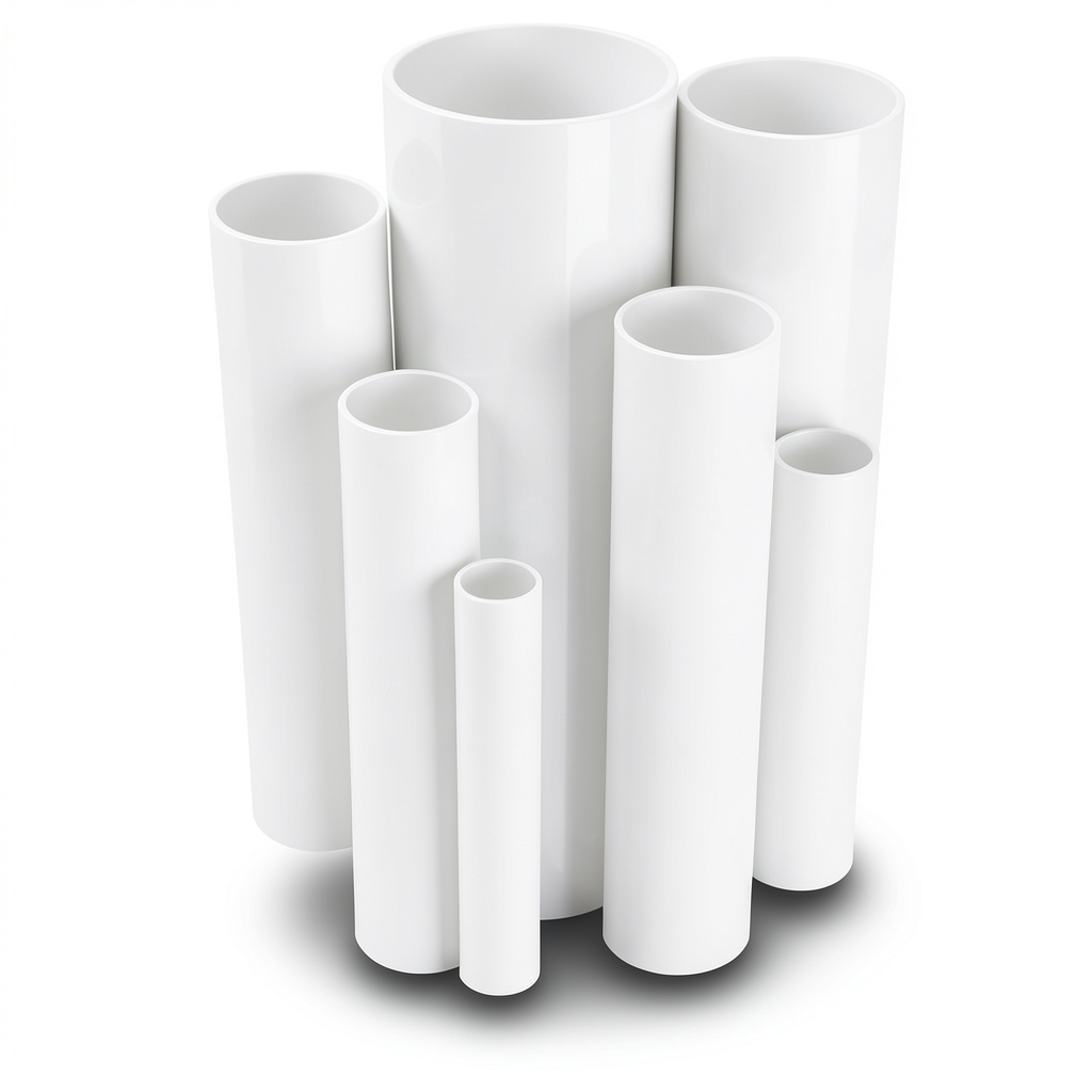 UPVC Pipes Schedule 40 Size 6 inch Thickness 7.1 mm White Colour