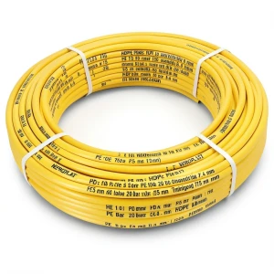 HDPE Pipes PE 100 Pressure 20 Bar Outside Diameter 75 mm Thickness 8.4 mm Yellow | NEPROPLAST