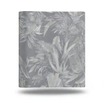 Italian Wallpaper Tropical Design Gray Color, Size 10mx0.70m, Model RC18004