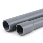 UPVC Pipes Nominal Pressure 4 Bar Outer Diameter 75 mm Thickness 1.80 mm Gray