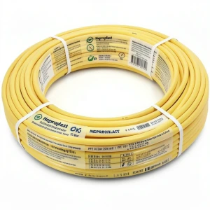 Neproplast HDPE Pipes PE 100 Pressure 20 Bar Outside Diameter 50 mm Thickness 5.6 mm Yellow | NEPROPLAST