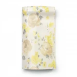 Floral wall decoration, beige with yellow color, length 10 m, width 0.53 m, model 448887 
