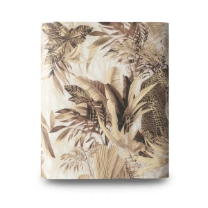 Italian Wallpaper Tropical Design Beige Color, Size 10mx0.70m, Model RC18002