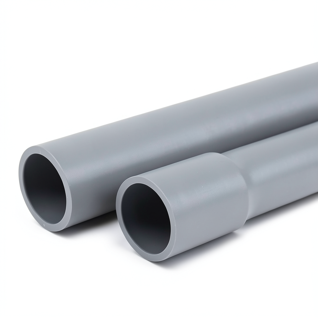 UPVC Pipes Nominal Pressure 4 Bar Outer Diameter 110 mm Thickness 2.20 mm Gray