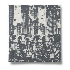 Italian Wall Covering 10m x 0.53m Dark Grey, Model 57042