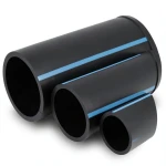 أنابيب HDPE الوطني ضغط اسمي 16 بار قطر خارجي 315 مم سمك 18.7 مم لون أسود