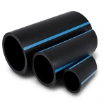أنابيب NPF HDPE لشبكات المياه ضغط 16 بار قطر خارجي 25 مم سمك 1.9 مم لون أسود