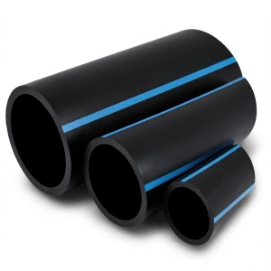 أنابيب NPF HDPE لشبكات المياه ضغط 16 بار قطر خارجي 25 مم سمك 1.9 مم لون أسود