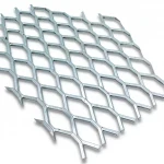 Galvanised Expanded Metal   Thickness 1.5 mm Size 1×2 meters
