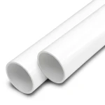 مواسير UPVC ضغط اسمي 15 بار مقاس 2 إنش سمك 3.9 مم لون أبيض