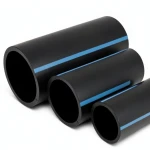 مواسير HDPE الوطني لشبكات المياه ضغط 16 بار قطر 355 مم سمك 21.1 مم لون أسود