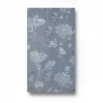 Floral wall decoration, gray color, length 10 m, width 0.53 m, model 449280 