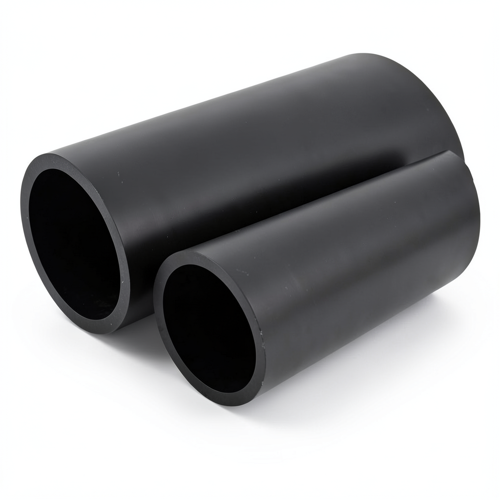 أنابيب HDPE لشبكات المياه ضغط 16 بار قطر خارجي 32 مم سمك 2.4 مم لون أسود