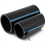 مواسير HDPE لشبكات المياه ضغط 16 بار قطر خارجي 40 مم سمك 3 مم لون أسود