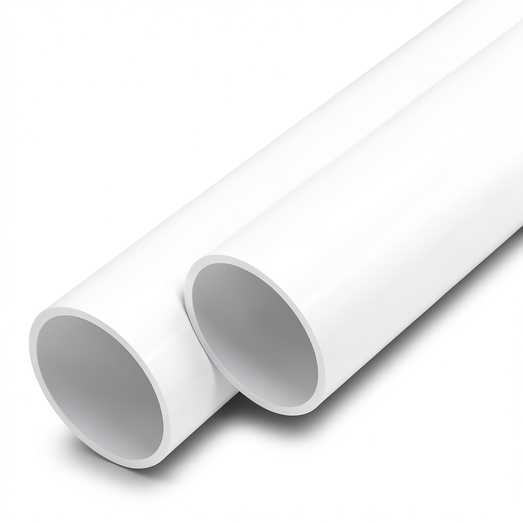 UPVC Pipes 15 Bar Nominal Pressure 4 Inch Size 7.3 mm Thickness White