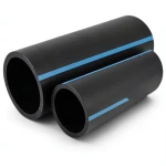 أنابيب HDPE لشبكات المياه ضغط 16 بار قطر خارجي 32 مم سمك 2.4 مم لون أسود