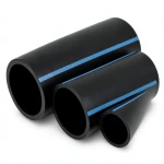 مواسير HDPE الوطني لشبكات المياه ضغط 20 بار قطر خارجي 16 مم سمك 1.5 مم لون اسود
