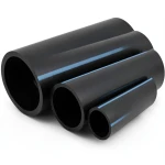 مواسير HDPE لشبكات المياه ضغط 16 بار قطر خارجي 40 مم سمك 3 مم لون أسود