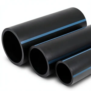 مواسير HDPE الوطني لشبكات المياه ضغط 16 بار قطر خارجي 63 مم سمك 4.7 مم لون اسود