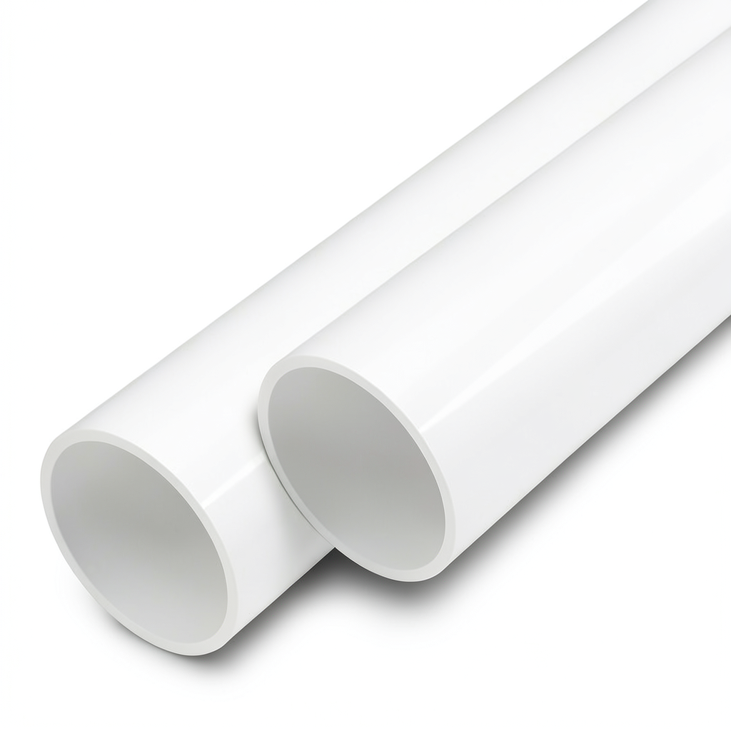 مواسير UPVC مقاس 1/2 إنش سمك 2.8 مم لون أبيض