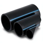 مواسير HDPE الوطني لشبكات المياه ضغط 20 بار قطر خارجي 40 مم سمك 3.7 مم لون أسود