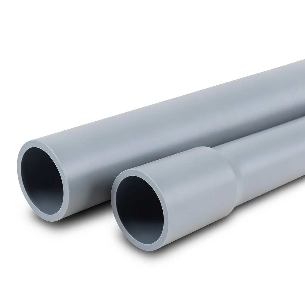 UPVC Pipes Nominal Pressure 2 Bar Outer Diameter 280 mm Thickness 2.30 mm Gray