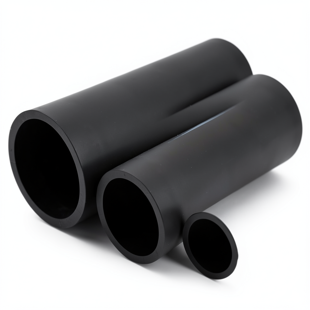 NPF HDPE Pipes Nominal Pressure 20 Bar Outside Diameter 50 mm Thickness 4.6 mm Black