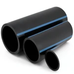 مواسير HDPE الوطني لشبكات المياه ضغط 20 بار قطر خارجي 32 مم سمك 2.9 مم لون اسود