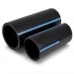 مواسير HDPE الوطني لشبكات المياه ضغط 20 بار قطر خارجي 63 مم سمك 5.8 مم لون اسود