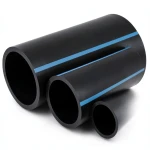 مواسير HDPE الوطني لشبكات المياه ضغط 20 بار قطر خارجي 40 مم سمك 3.7 مم لون أسود