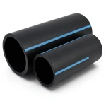 أنابيب HDPE الوطني ضغط 20 بار قطر خارجي 75 مم سمك 6.8 مم لون أسود
