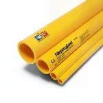 Neproplast HDPE Pipes PE 100 Pressure 16 Bar Outside Diameter 500 mm Thickness 45.4 mm Color Yellow