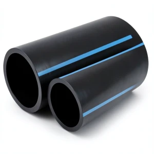 أنابيب HDPE الوطني لشبكات المياه ضغط 20 بار قطر خارجي 90 مم سمك 8.2 مم لون اسود