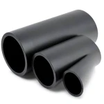 أنابيب HDPE الوطني ضغط 20 بار قطر خارجي 75 مم سمك 6.8 مم لون أسود