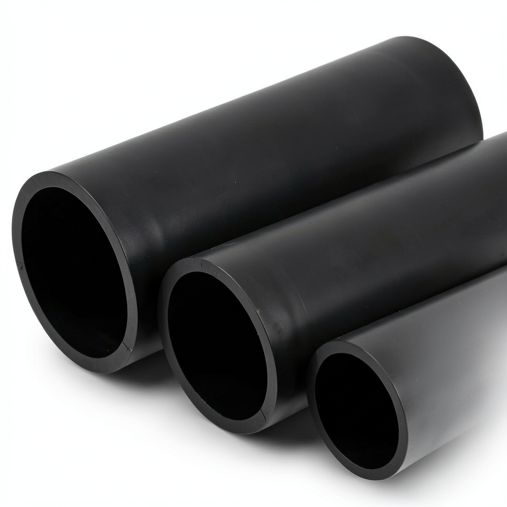 مواسير HDPE الوطني لشبكات المياه ضغط 12.5 بار قطر خارجي 400 مم سمك 19.1 مم لون اسود