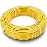 أنابيب HDPE PE 100 ضغط 20 بار قطر خارجي 75 مم سمك 8.4 مم لون أصفر | نيبروبلاست