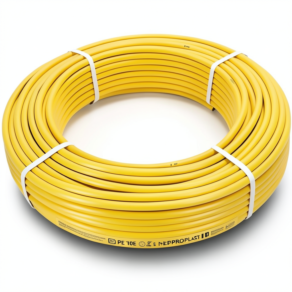 HDPE Pipes PE 100 Pressure 20 Bar Outside Diameter 75 mm Thickness 8.4 mm Yellow | NEPROPLAST