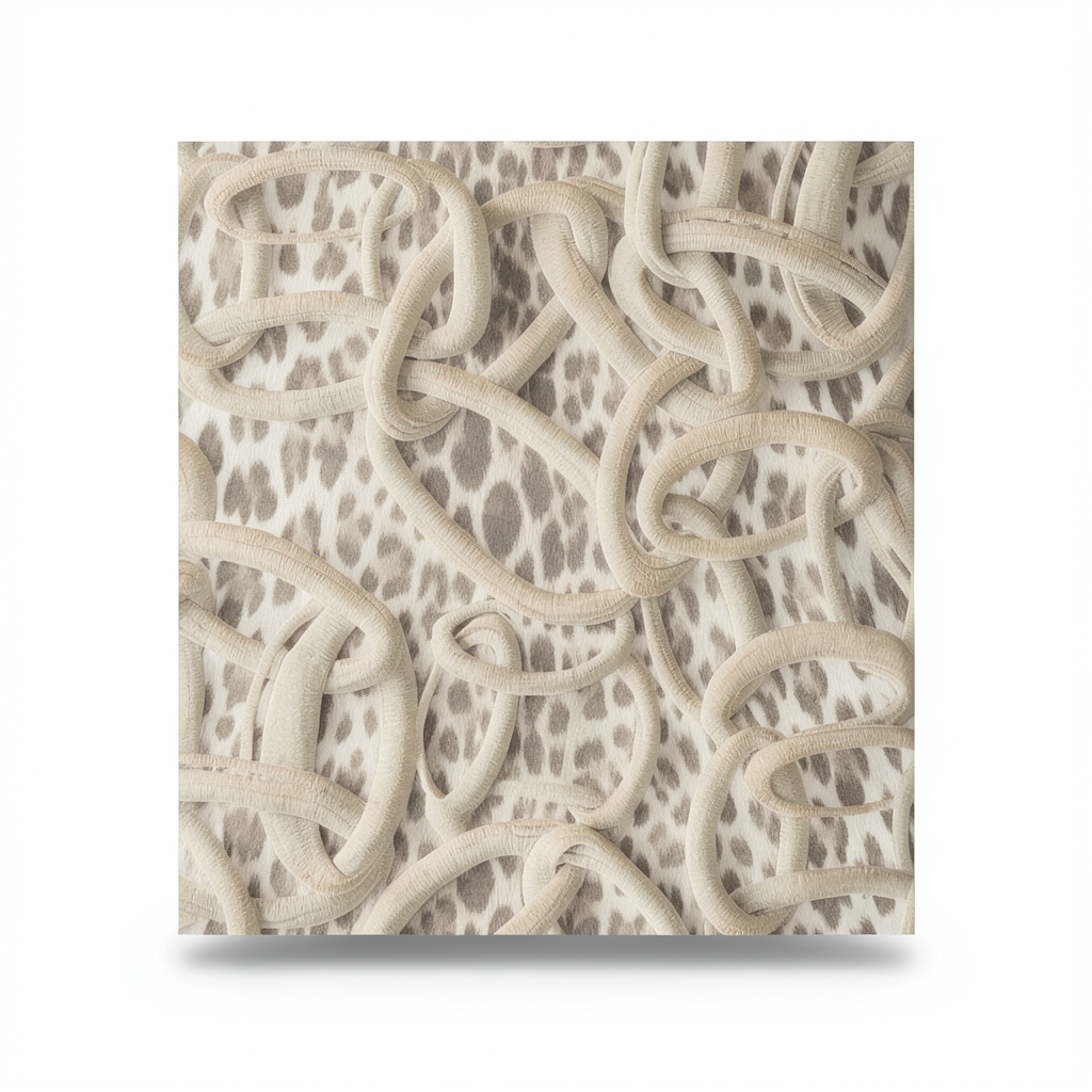 Italian Wallpaper Patterned Design Beige Color, Size 10mx0.70m, Model RC18015
