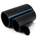 أنابيب HDPE الوطني ضغط اسمي 16 بار قطر خارجي 315 مم سمك 18.7 مم لون أسود