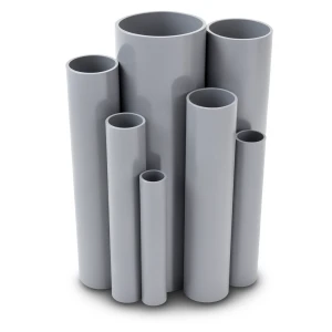 UPVC Pipes Schedule 40 Size 3 Inch Thickness 5.5 mm Gray