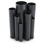 مواسير UPVC جدول 40 مقاس 3 إنش سمك 5.5 مم لون أسود