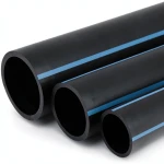 أنابيب HDPE الوطني لشبكات المياه ضغط 16 بار قطر خارجي 20 مم سمك 1.5 مم لون أسود
