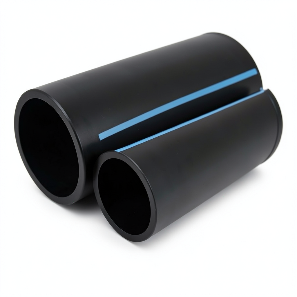 مواسير HDPE الوطني لشبكات المياه ضغط 16 بار قطر 355 مم سمك 21.1 مم لون أسود