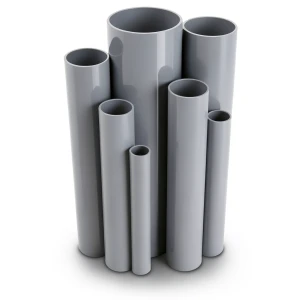 UPVC Pipes Schedule 40 Size 4 inch Thickness 6 mm Gray