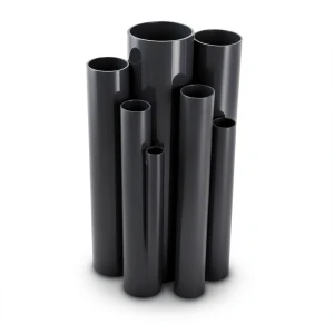 مواسير UPVC جدول 40 مقاس 4 إنش سمك 6 مم لون أسود