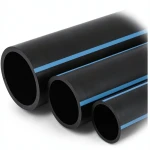 أنابيب HDPE لشبكات المياه ضغط 16 بار قطر خارجي 32 مم سمك 2.4 مم لون أسود