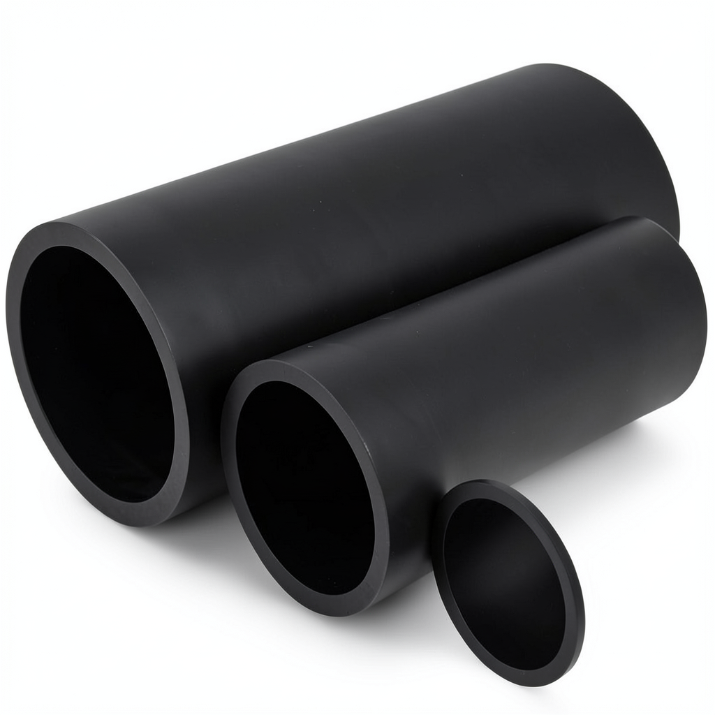 NPF HDPE Pipes for Water Networks Pressure 16 Bar Outside Diameter 40 mm Thickness 3 mm Black