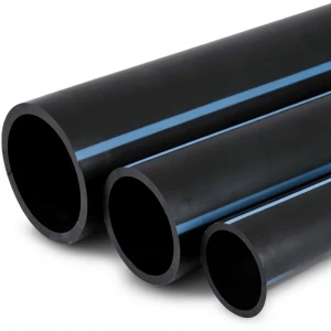 NPF HDPE Pipes for Water Networks Pressure 16 Bar Outside Diameter 63 mm Thickness 4.7 mm Black