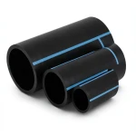 أنابيب HDPE لشبكات المياه ضغط 16 بار قطر خارجي 75 مم سمك 5.6 مم لون أسود