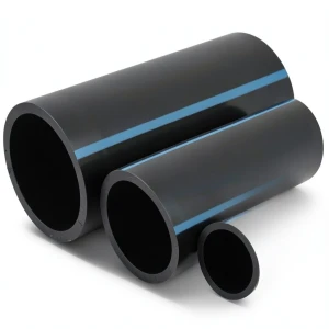 مواسير HDPE الوطني لشبكات المياه ضغط 20 بار قطر خارجي 25 مم سمك 2.3 مم أسود